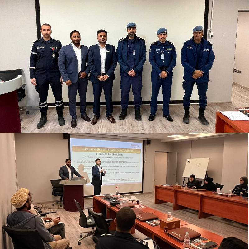  MVL Firestop and Kuwait Fire Force Host Fire Safety Seminar